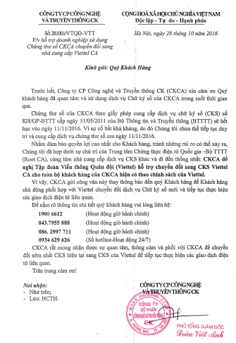 Cong van CK CA gui kh